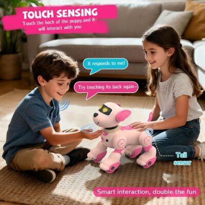 Robot Dog Toy for Kids RC Smart Programmable Robotic Puppy