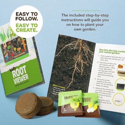 Root Viewer Kit for Kids Grow Your Own Plant for Boys & Girls