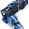 Semi Truck Trailer with Car Model Kit