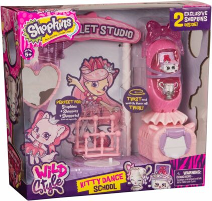 Shopkins Season 9 Wild Style Kitty Dance School Playset