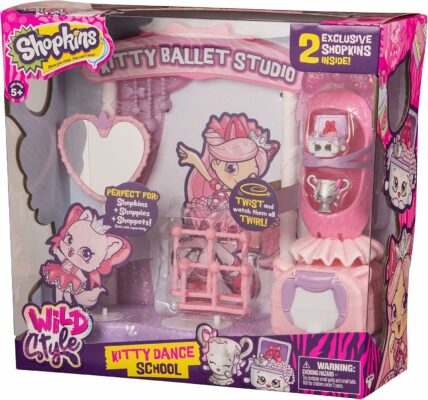 Shopkins Season 9 Wild Style Kitty Dance School Playset