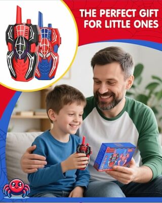 Spider Hero Walkie Talkies for Kids 2 Pack Indoor & Outdoor Toys