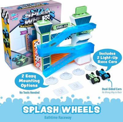 Splash Wheels Bathtime Raceway Car Ramp Toddler