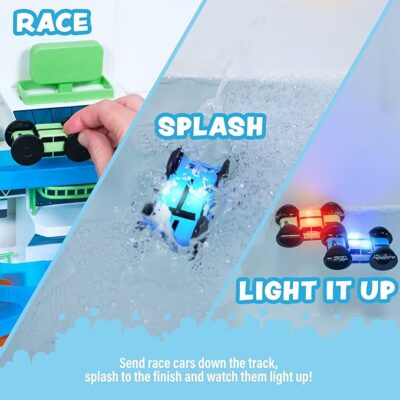 Splash Wheels Bathtime Raceway Car Ramp Toddler