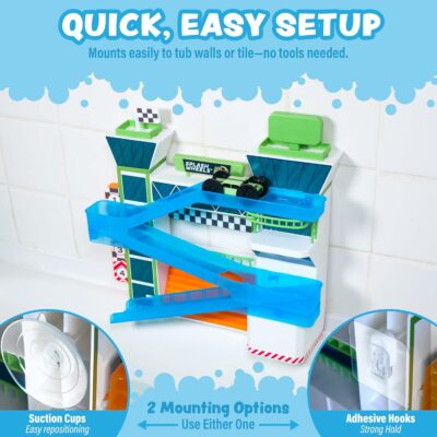Splash Wheels Bathtime Raceway Car Ramp Toddler