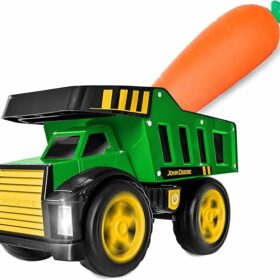 Steel Dump Truck with Bonus Squishy Carrot