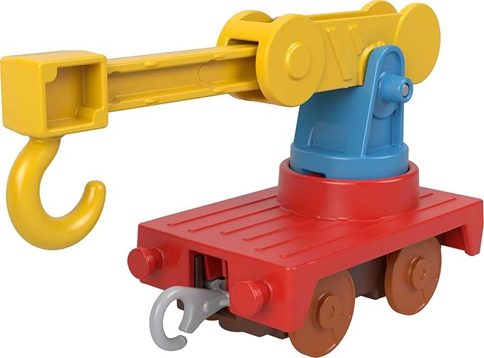 Thomas & Friends Motorized Toy Set Crane & Sandy the Rail Speeder