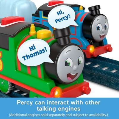 Thomas & Friends Motorized Toy Train Talking Percy Battery Powered Engine