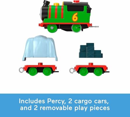 Thomas & Friends Motorized Toy Train Talking Percy Battery Powered Engine