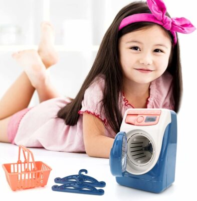 Washing Machine Toy for Kids Dollhouse Household Appliance