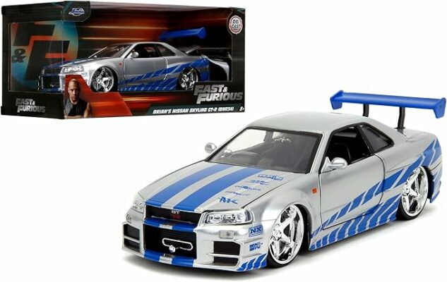 Fast & Furious Brian’s 2002 Nissan Skyline R34 Die-cast Car