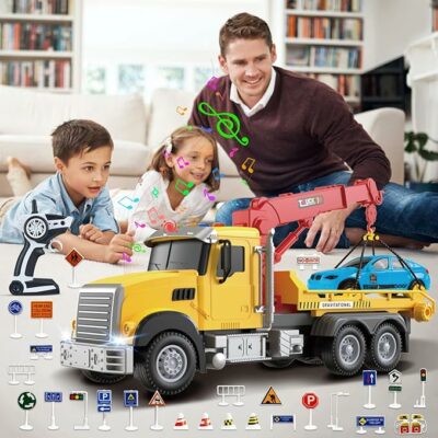2.4GHz Remote Control Tow Truck for Kids