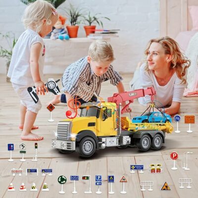 2.4GHz Remote Control Tow Truck for Kids