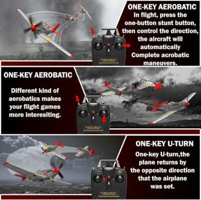 4 Channel RC Plane Ready to Fly Aerobatic Aircraft