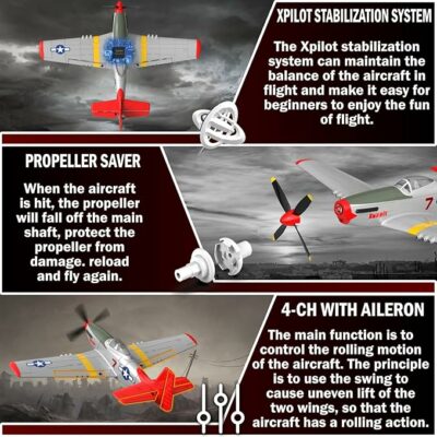 4 Channel RC Plane Ready to Fly Aerobatic Aircraft