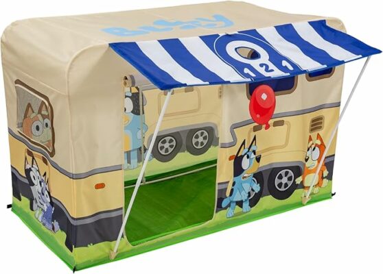 BLUEY Camping Activity Fort Indoor and Outdoor Play House Toy for Kids