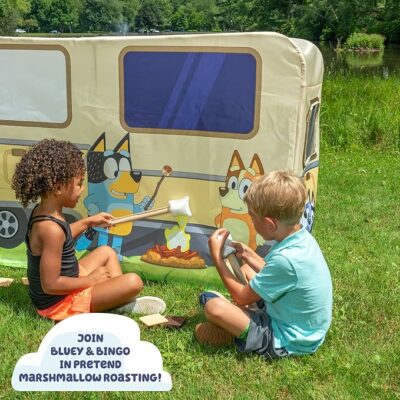BLUEY Camping Activity Fort Indoor and Outdoor Play House Toy for Kids