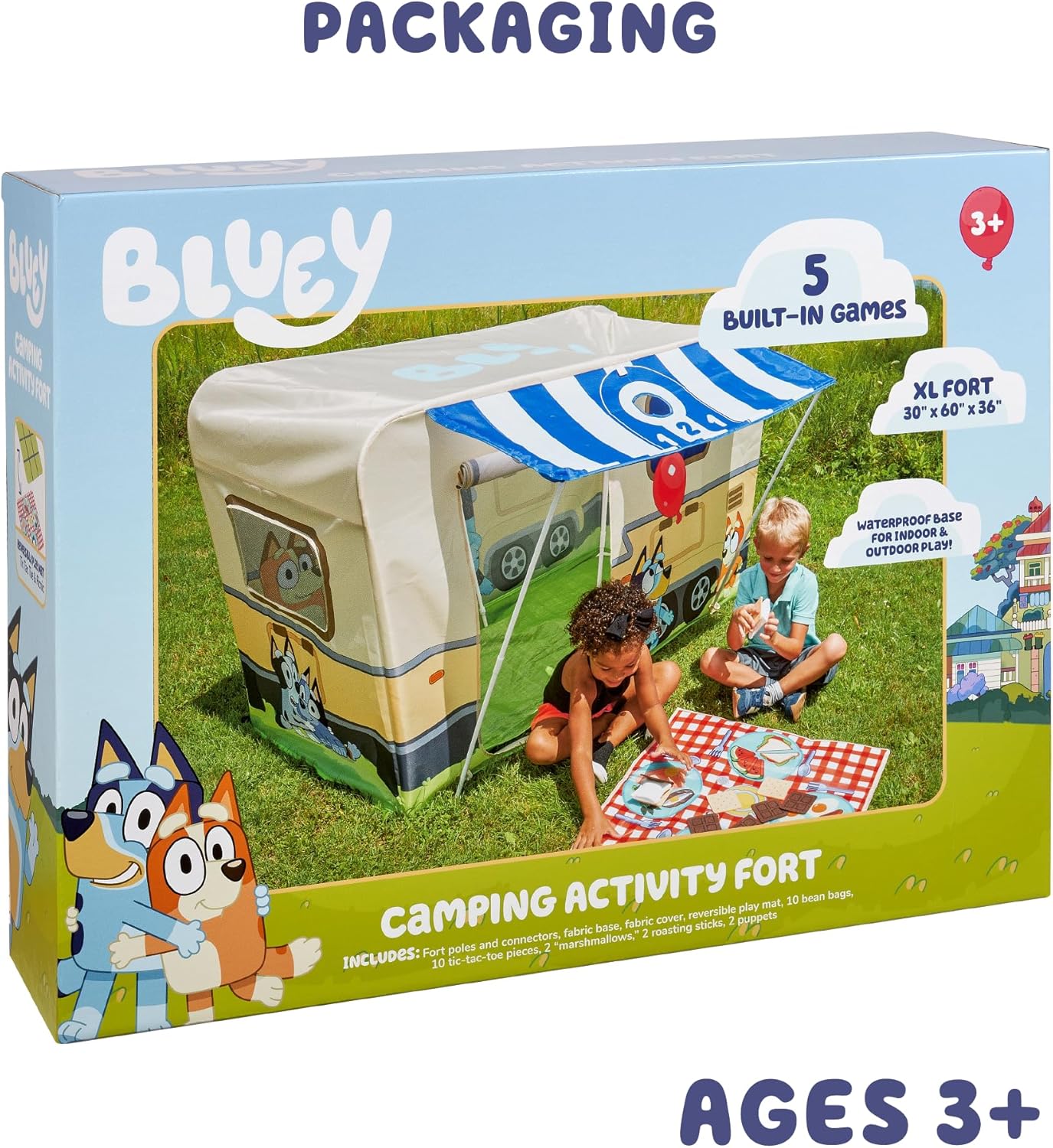 BLUEY Camping Activity Fort Indoor and Outdoor Play House Toy for Kids BLUEY Camping Activity Fort Indoor and Outdoor Play House Toy for Kids