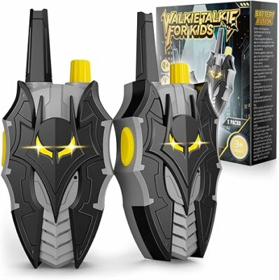 Batman Walkie Talkies for Kids with Flashing Eye Lights