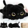 Cute Black Cat Plush Pillow Stuffed Animal