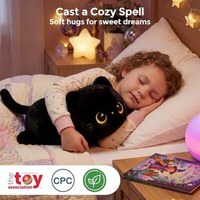 Cute Black Cat Plush Pillow Stuffed Animal
