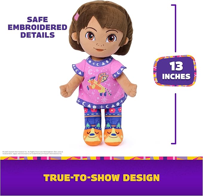 DORA Nickelodeon Official Bedtime Plush Toy DORA Nickelodeon Official Bedtime Plush Toy