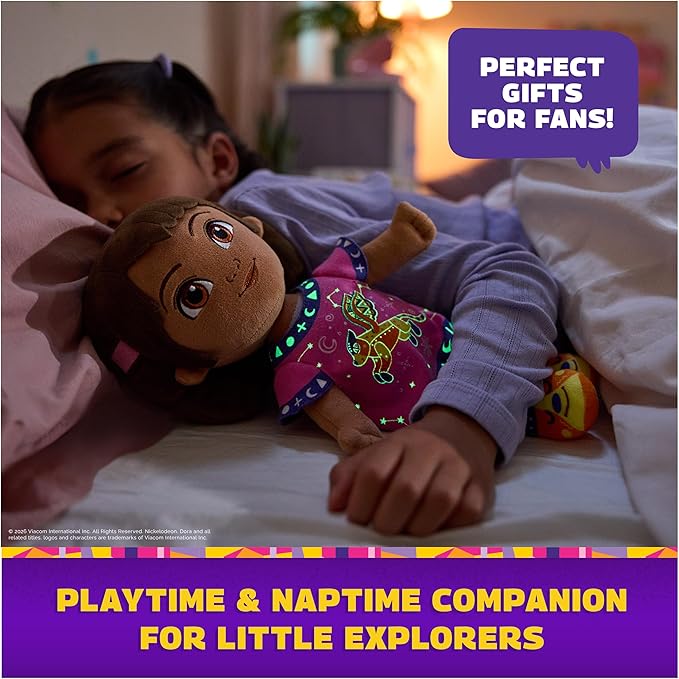 DORA Nickelodeon Official Bedtime Plush Toy DORA Nickelodeon Official Bedtime Plush Toy