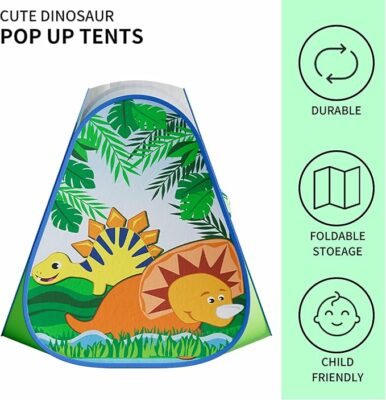 Dinosaur Kids Pop up Play Tent Playhouse