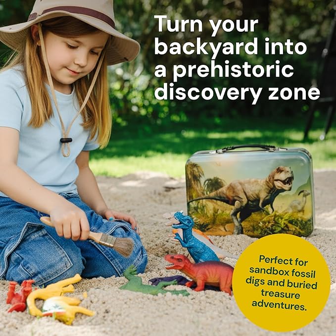 Dinosaur Toys 12 Realistic Dinasour Figure Multi Color Metal Storage Box Dinosaur Toys 12 Realistic Dinasour Figure Multi Color Metal Storage Box