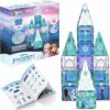 Disney Frozen Magnetic Tiles Princess Castle 68 Piece STEAM Building Set