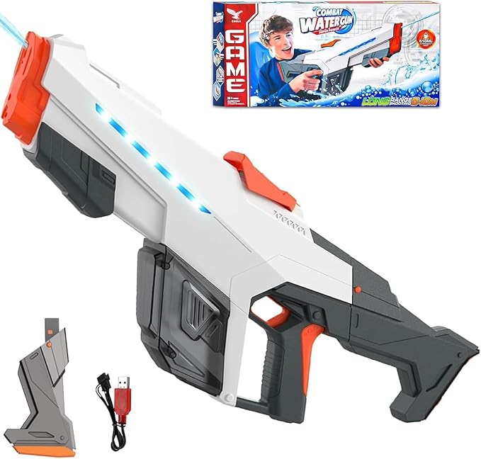 Electric Water Gun Automatic Water Gun with Water Absorption