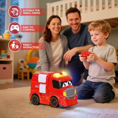 Emergency Cars Preschoolers Fire Engine for Kids Remote Control