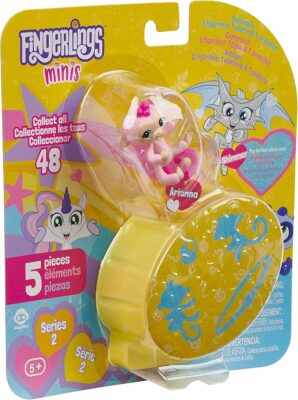 Fingerlings Minis Series 3 Figures Plus Bonus Bracelet & Charm Multicolor