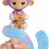 Fingerlings Snuggle Tails Interactive Purple Monkey