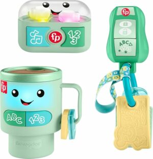 Fisher Price Baby Toys Laugh & Learn Go Gift Set Electronic Learning Activities
