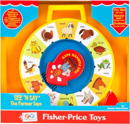 Fisher Price Classics Farmer Says See 'n Say Vintage Learning Toy