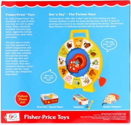 Fisher Price Classics Farmer Says See 'n Say Vintage Learning Toy