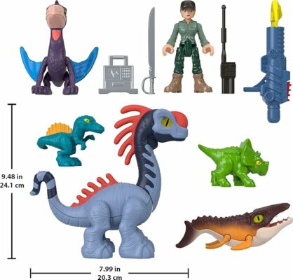 Fisher-Price Imaginext Jurassic World Rebirth Action Figure Set with Accessories