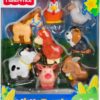 Fisher-Price Little People Toys Farm Animal Friends 8-Piece Figure Set
