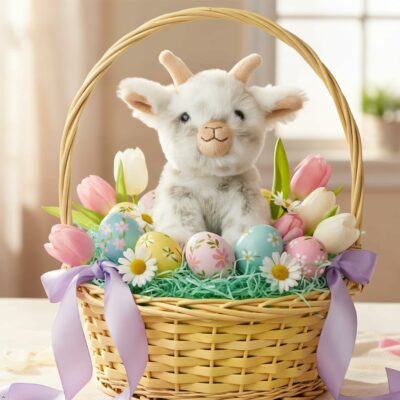Goat Stuffed Animal Plushie Gifts for Kids