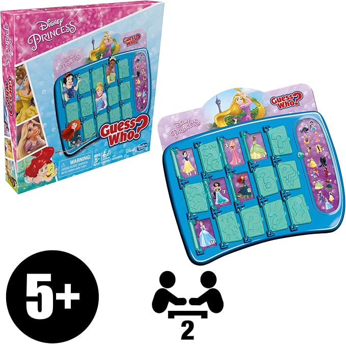 Hasbro Gaming Guess Who Disney Princess Edition Kids Board Game Hasbro Gaming Guess Who Disney Princess Edition Kids Board Game