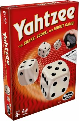 Hasbro Gaming Yahtzee Game Fast-Playing Dice Games for Kids