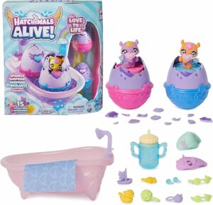 Hatchimals Alive Make a Splash Playset with 15 Accessories
