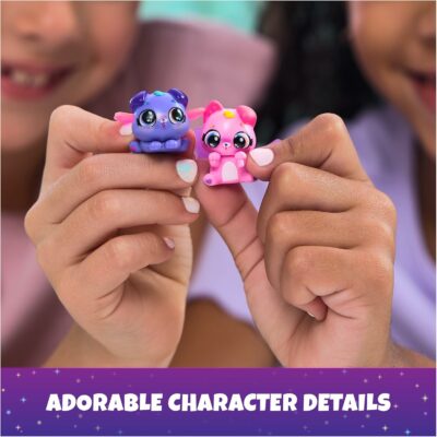 Hatchimals Alive Neon Rainbow Bestie Pool Party with 2 BFF Figures in Color Reveal Eggs