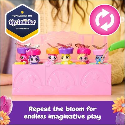 Hatchimals Bloomables Bloom Bash Collectibles Pack with 6 Surprise Box Characters