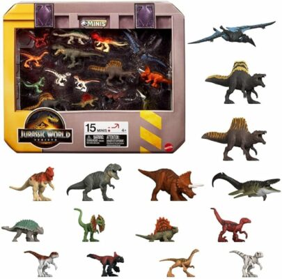 Jurassic World 15 Pack Mini Dinosaur Figures
