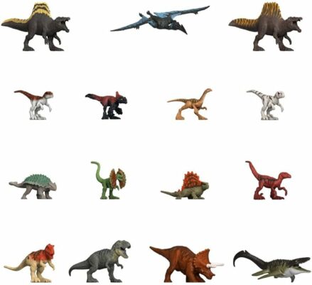 Jurassic World 15 Pack Mini Dinosaur Figures