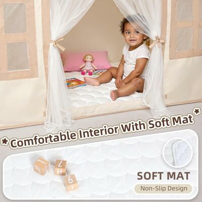 Kids Play Tent Indoor with Mat for Kids