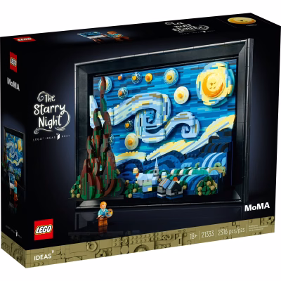 LEGO Ideas Vincent Van Gogh The Starry Night 3D Puzzle Building Set