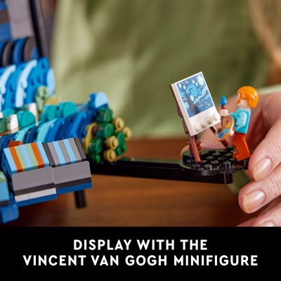 LEGO Ideas Vincent Van Gogh The Starry Night 3D Puzzle Building Set